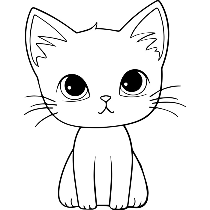 Kitten   Clipart 4 Vignette