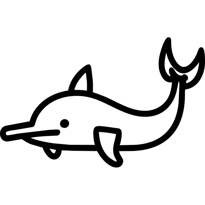 Narwhal   Clipart 3 Vignette
