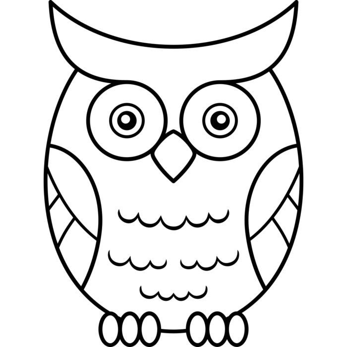 Owl   Clipart 2 Vignette