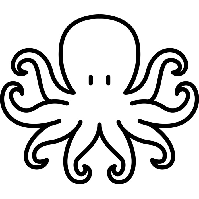 Octopus   Clipart 1 Vignette