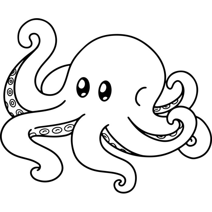 Octopus   Clipart 2 Vignette