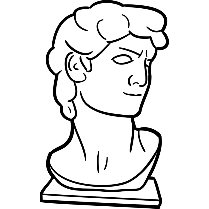 Roman Bust Vignette