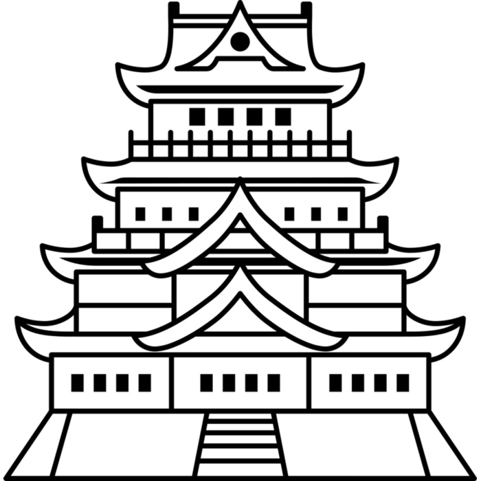 Japanese Castle Vignette