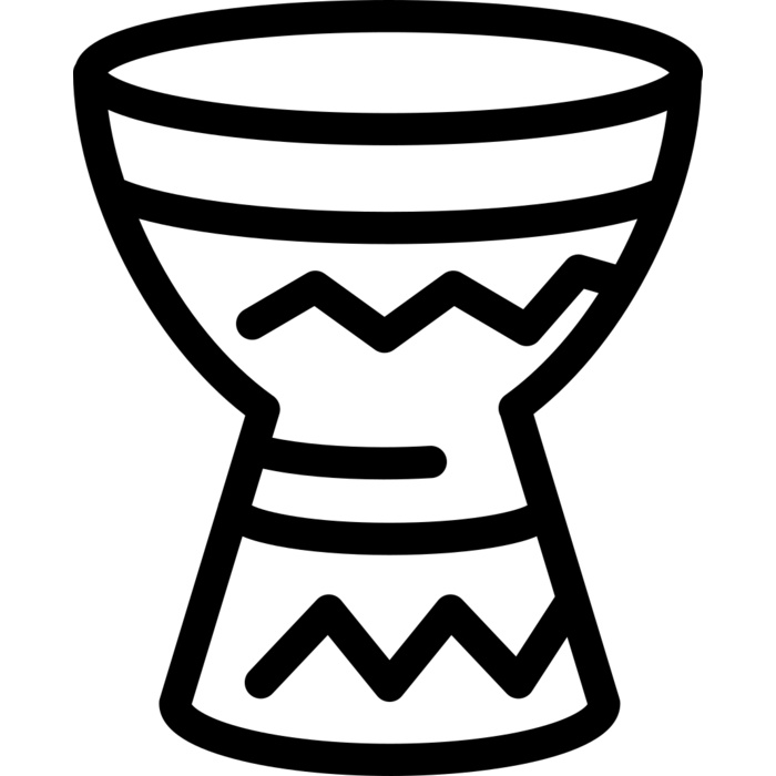 African Drum Vignette