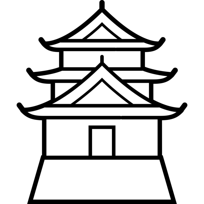 Japanese Castle Vignette