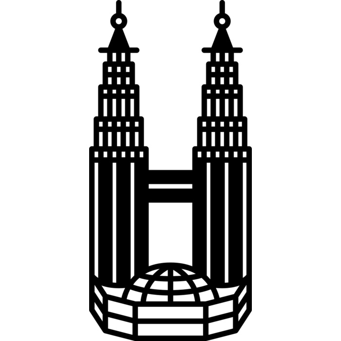 Petronas Twin Tower Vignette