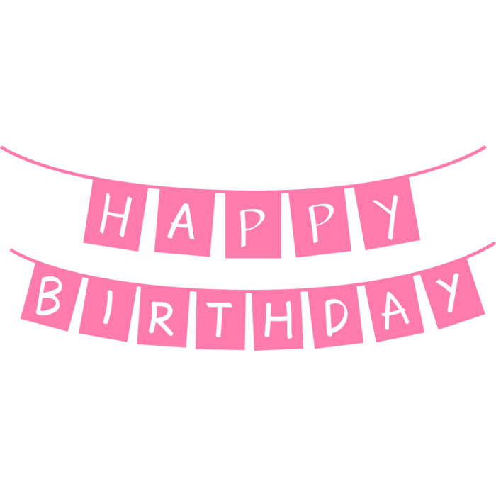 Birthday Flag 2 Vignette