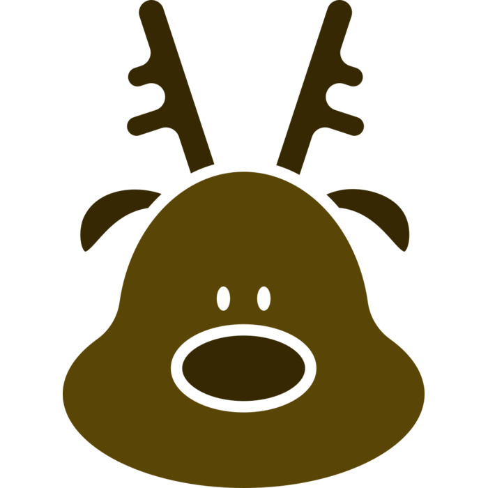 Reindeer Vignette
