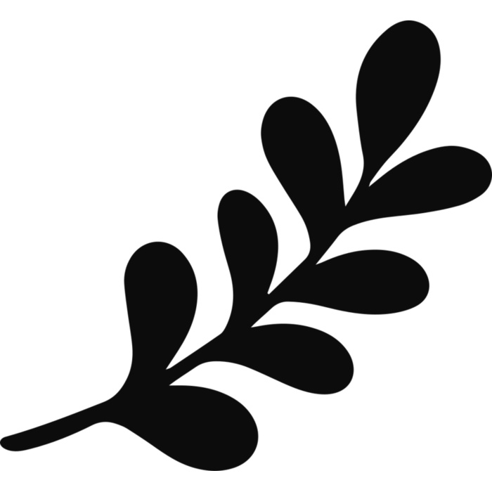 Leaf Stem Branch Vignette