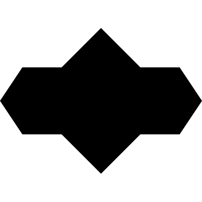 Cross Banner Badge Vignette