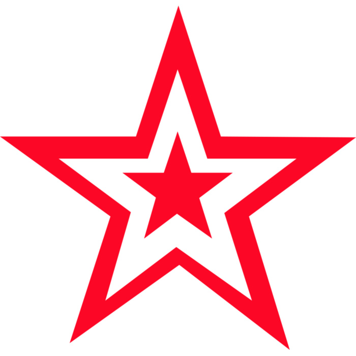 Outline Double Star Vignette