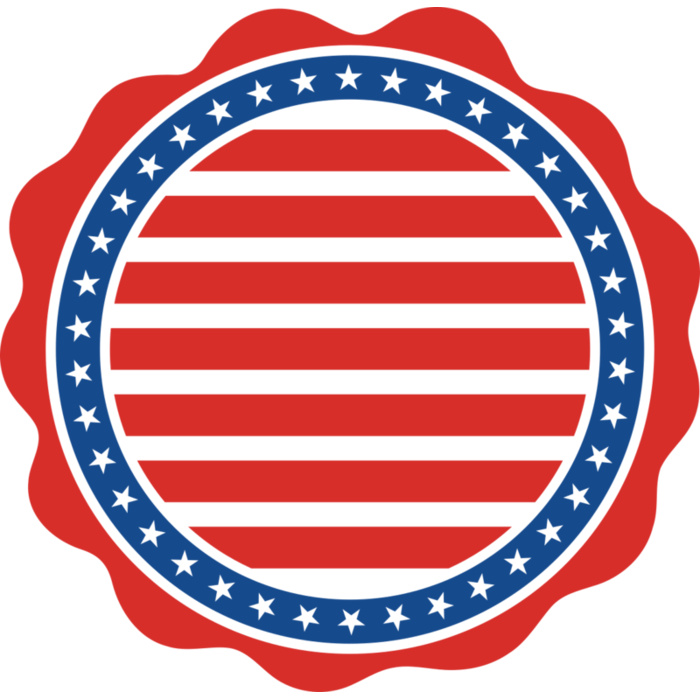 Flag Badge Vignette