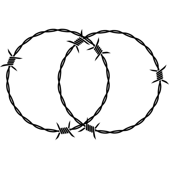 Double Barbed Wire Ring Vignette