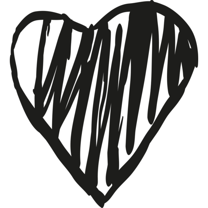 Sketch Heart Vignette