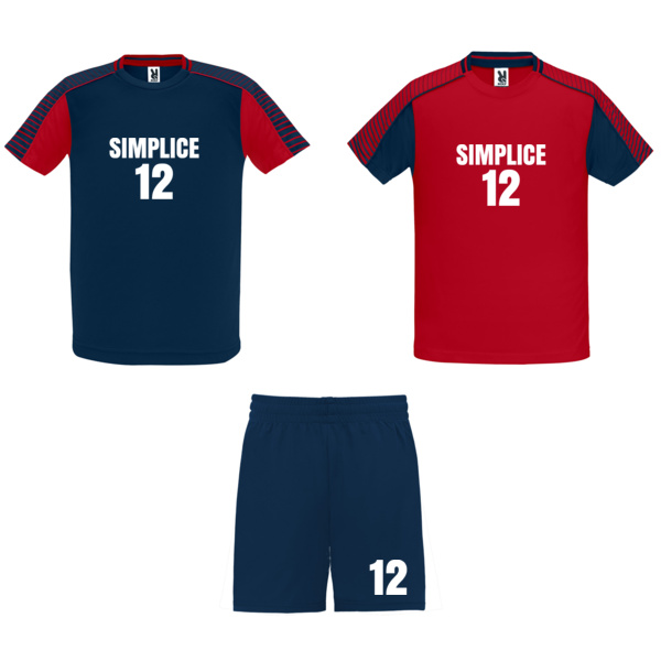 Maillot personnalisable - Maillot - Kit JUVE: 2 t-shirts et 1 Short Vignette