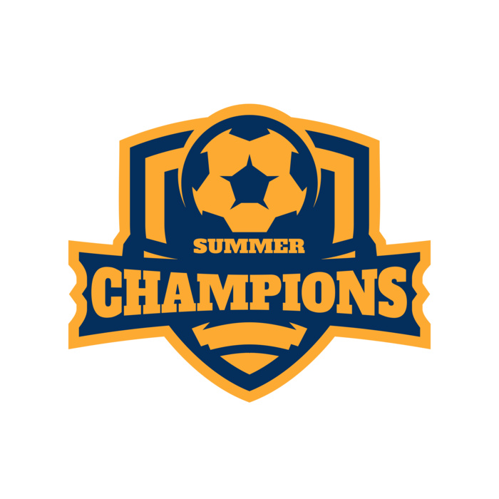 Champions Summer Soccer logo template Vignette
