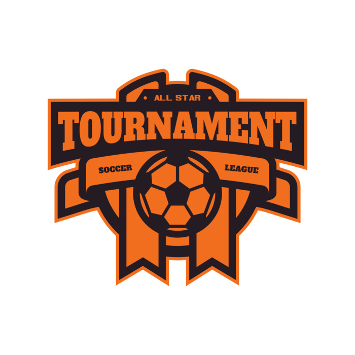 Tournament Soccer league logo template Vignette
