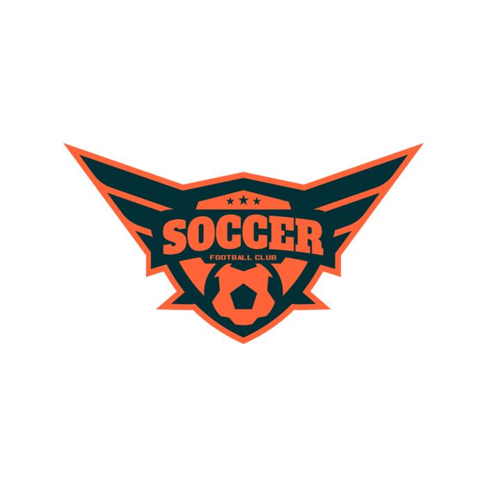 Soccer football club logo template Vignette