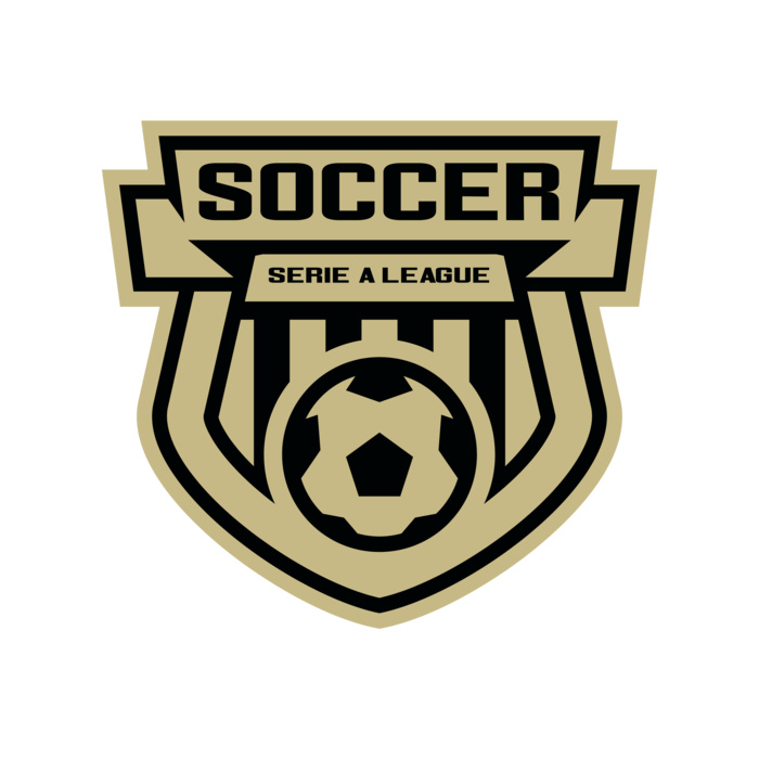 Serie a league soccer logo template Vignette