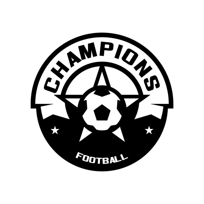 Champions Football logo template Vignette