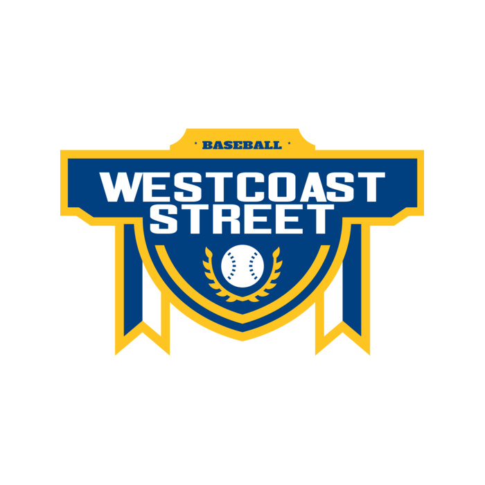 West Coast Street Baseball Tournament logo template 02 Vignette