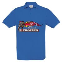 Polo Safran manches courtes, finement piqué, de marque B&C Collection. Vignette