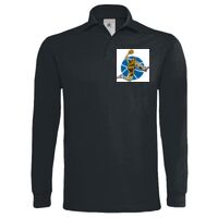 Polo épais manches longues "Heavymill" de marque B&C Vignette