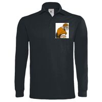 Polo épais manches longues "Heavymill" de marque B&C Vignette