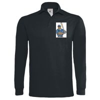 Polo épais manches longues "Heavymill" de marque B&C Vignette