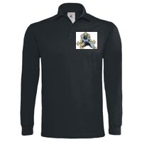 Polo épais manches longues "Heavymill" de marque B&C Vignette