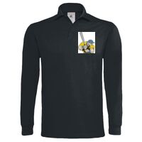 Polo épais manches longues "Heavymill" de marque B&C Vignette