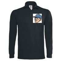 Polo épais manches longues "Heavymill" de marque B&C Vignette