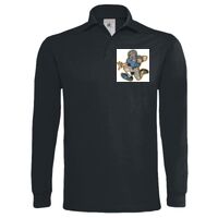 Polo épais manches longues "Heavymill" de marque B&C Vignette