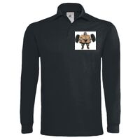 Polo épais manches longues "Heavymill" de marque B&C Vignette