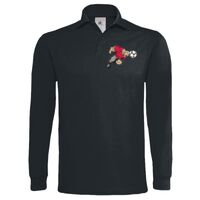 Polo épais manches longues "Heavymill" de marque B&C Vignette