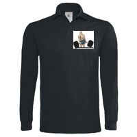 Polo épais manches longues "Heavymill" de marque B&C Vignette