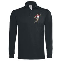 Polo épais manches longues "Heavymill" de marque B&C Vignette