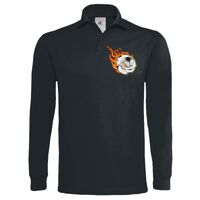 Polo épais manches longues "Heavymill" de marque B&C Vignette