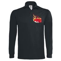 Polo épais manches longues "Heavymill" de marque B&C Vignette