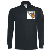 Polo épais manches longues "Heavymill" de marque B&C Vignette