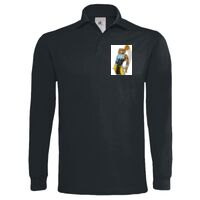 Polo épais manches longues "Heavymill" de marque B&C Vignette