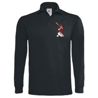 Polo épais manches longues "Heavymill" de marque B&C Vignette