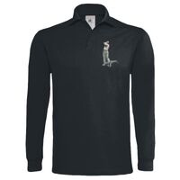 Polo épais manches longues "Heavymill" de marque B&C Vignette