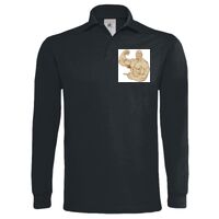 Polo épais manches longues "Heavymill" de marque B&C Vignette