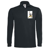 Polo épais manches longues "Heavymill" de marque B&C Vignette