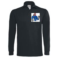 Polo épais manches longues "Heavymill" de marque B&C Vignette