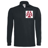 Polo épais manches longues "Heavymill" de marque B&C Vignette