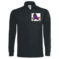 Polo épais manches longues "Heavymill" de marque B&C Vignette