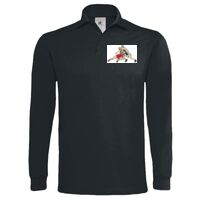 Polo épais manches longues "Heavymill" de marque B&C Vignette