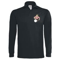 Polo épais manches longues "Heavymill" de marque B&C Vignette